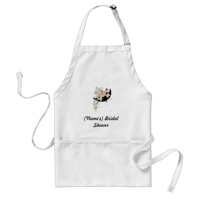 Custom Bridal Shower Apron-Use as guestbook! Standard Apron (Front)