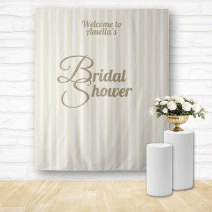 Custom Bridal Shower Banner - Elegant Decoration Tapestry
