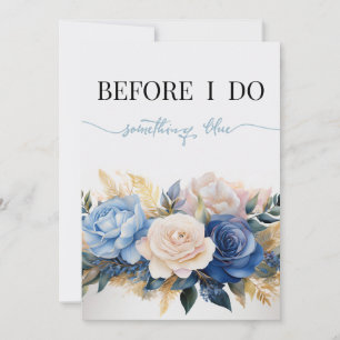 Custom Bridal Shower Before I Do Invitation