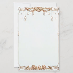 Custom Bridal Shower Notes or Party Game Card