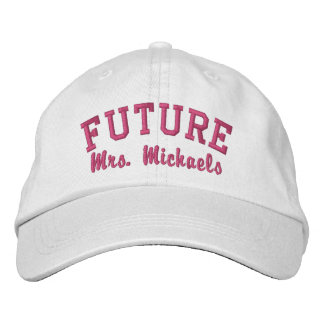 Custom Bride Name Embroidered Hat