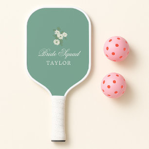 Custom Bride Squad Wedding Pickleball Paddle