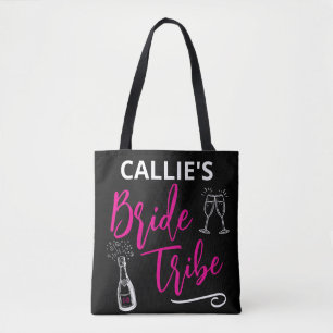 Custom Bride Tribe Bachelorette Party  Tote Bag