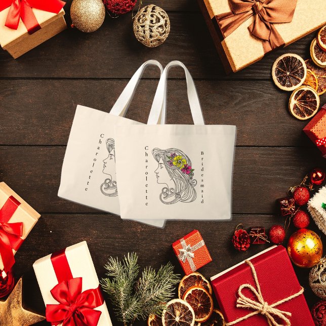 Custom Bridesmaid Tote Bag  (Creator Uploaded)