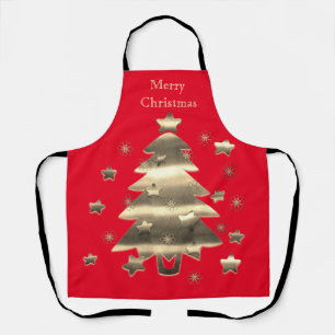 Custom Bright Merry Christmas Apron