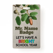 Custom Bright School Badge