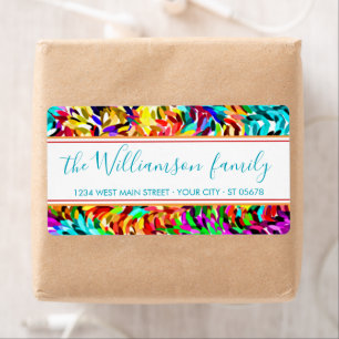 Custom Bright Summer Colours Paint Splatter Patter