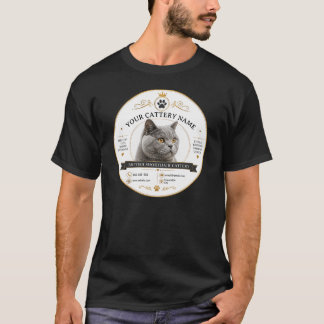Custom British Shorthair Cattery T-Shirt