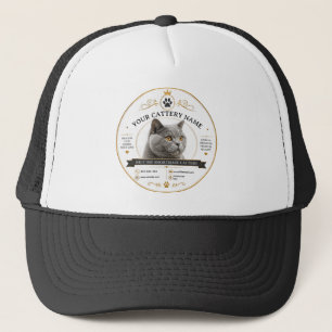 Custom British Shorthair Cattery Trucker Hat