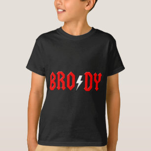 custom BRODY rock and roll shirt