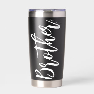 Custom Brother Est. Brother to be New Brother Insulated Tumbler