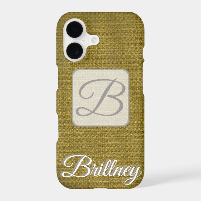 Custom brown Iphone x case (Back)