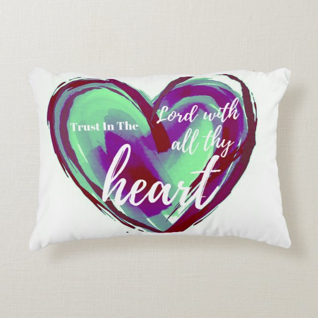 Custom Brushed Polyester Accent Pillow 16" x 12" (Front)