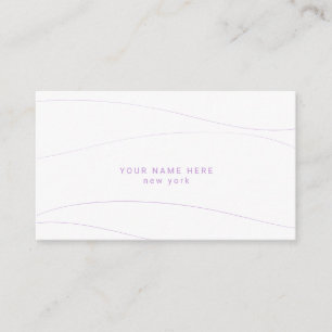 Custom Budget Modern Abstract Waves Business Cards