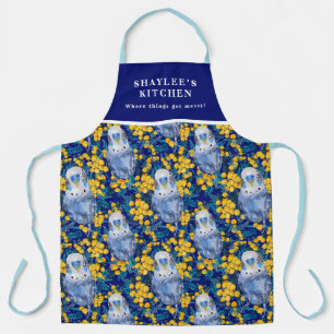 Custom Budgie And Wattle Apron