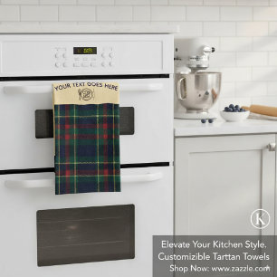 Custom Buffalo Plaid Kitchen Scottish style Tea Towel