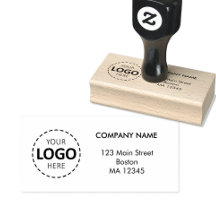 Custom Buisness Logo & Address Wooden