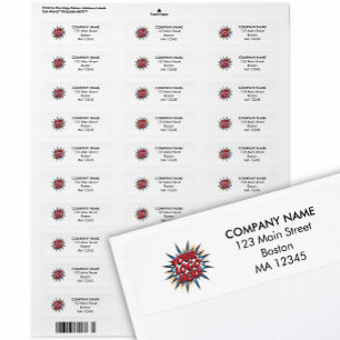 Custom Buisness Logo & Return Address Label