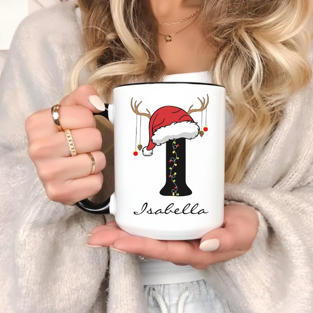 Custom Bulk Christmas Mug for Employees & Teachers (personalized christmas mug, christmas alphabet mug, family christmas mug, santa claus mug for women,)