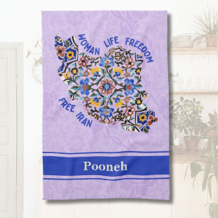 Custom Bulk Iranian Gifts for Busy Moms Women Tea Towel