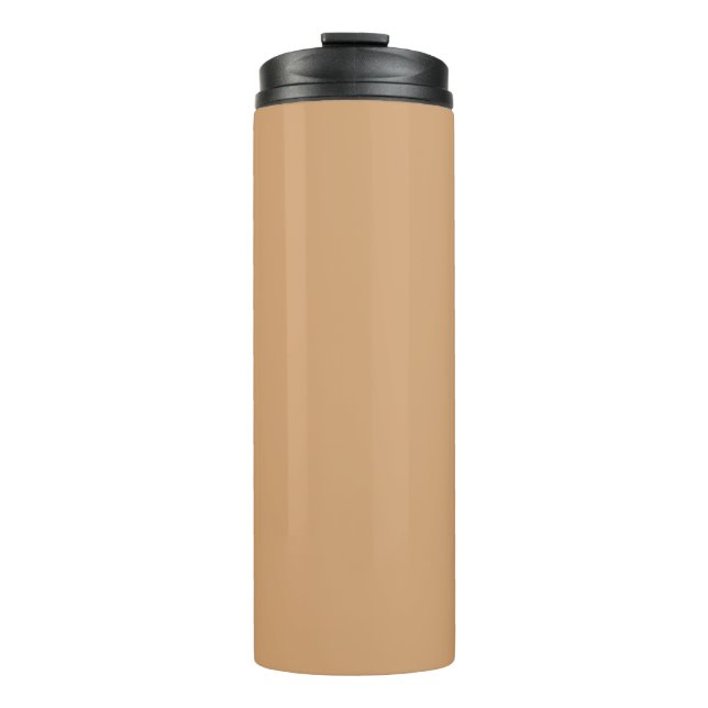 Custom Bulk Thermal Tumbler - Warm Sand (Front)