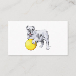 Custom Bulldog Business Cards