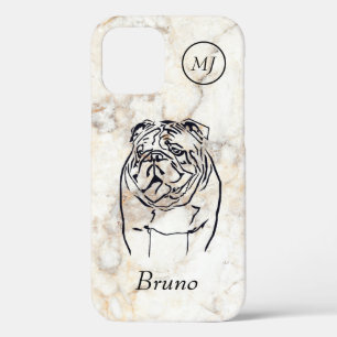 Custom Bulldog Lover's Apple iPhone 12 Case