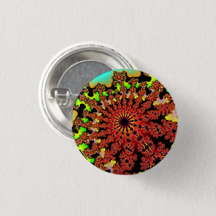 Custom Bumblebee Burst Small Round Button