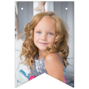 Custom bunting party photo banner
