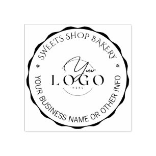 Custom Busines Logo Cute Homemade Bakery Logo Rubber Stamp