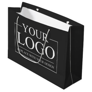 Custom Business ADD LOGO Company Professional Large Gift Bag