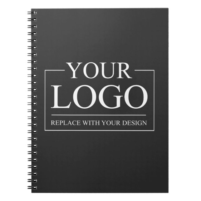 Custom Business ADD LOGO Company Professional  Notebook (Front)