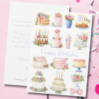 Custom Business Birthday Card