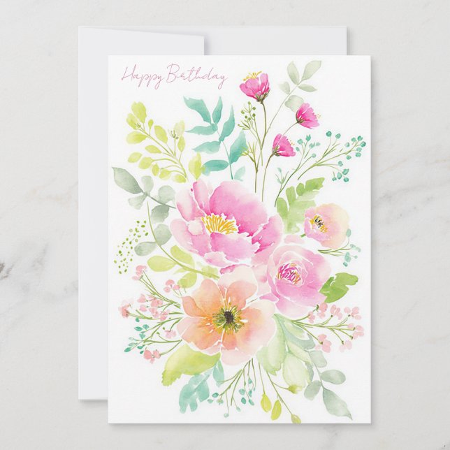 Custom Business Birthday Card (Front)