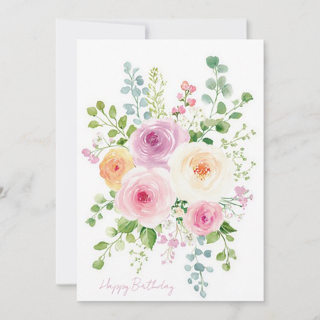 Custom Business Birthday Card (Front)