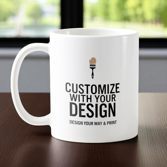 Custom Business Blank Company Branded Coffee Mug (Creator Uploaded)