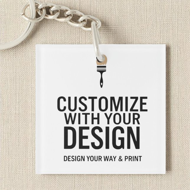 Custom Business Blank Company Branded Key Ring (Creator Uploaded)