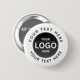 Custom Business Brand Logo 6 Cm Round Badge