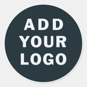 Custom Business Brand Logo Classic Round Sticker