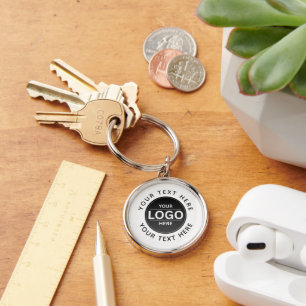 Custom Business Brand Logo Key Ring