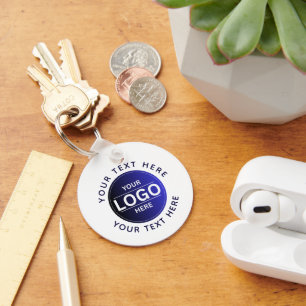 Custom Business Brand Logo Key Ring