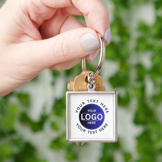 Custom Business Brand Logo Key Ring (Hand)