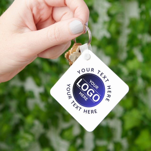 Custom Business Brand Logo Key Ring (Hand)