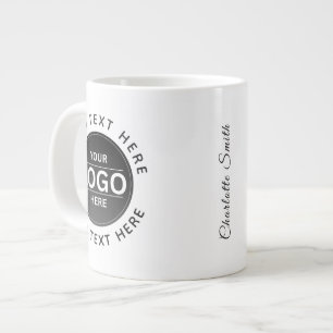 Custom Business Brand Logo Large Coffee Mug