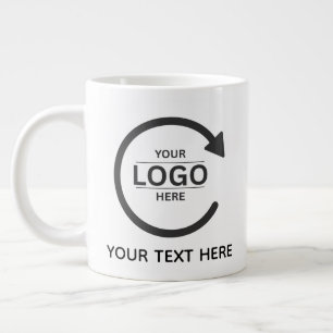 Custom Business Brand Logo Large Coffee Mug