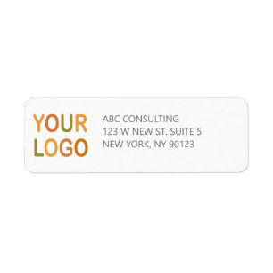 Custom Business Branding LOGO Label Return Address Label