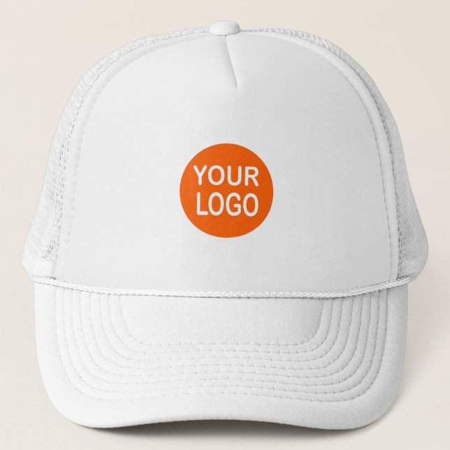 Custom Business Branding LOGO Trucker Hat (Front)