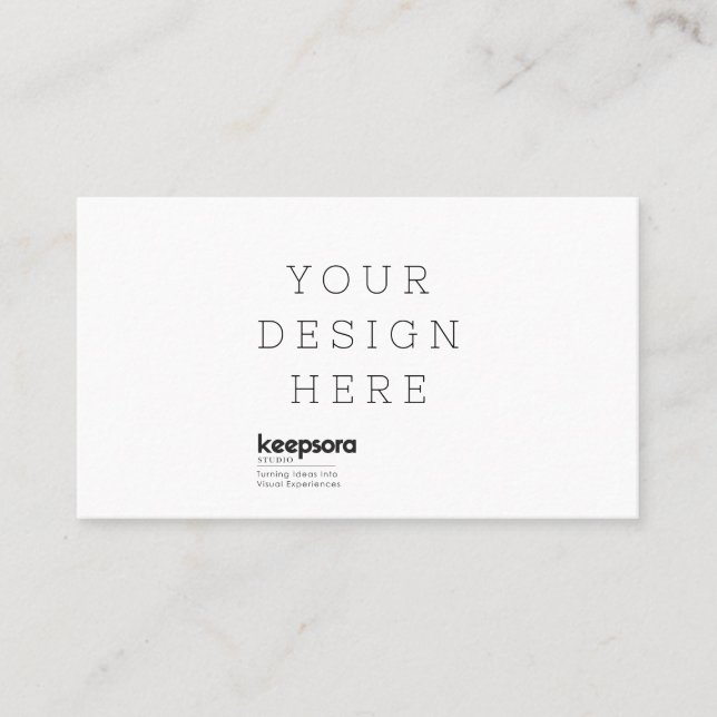 Custom Business Card (Front)