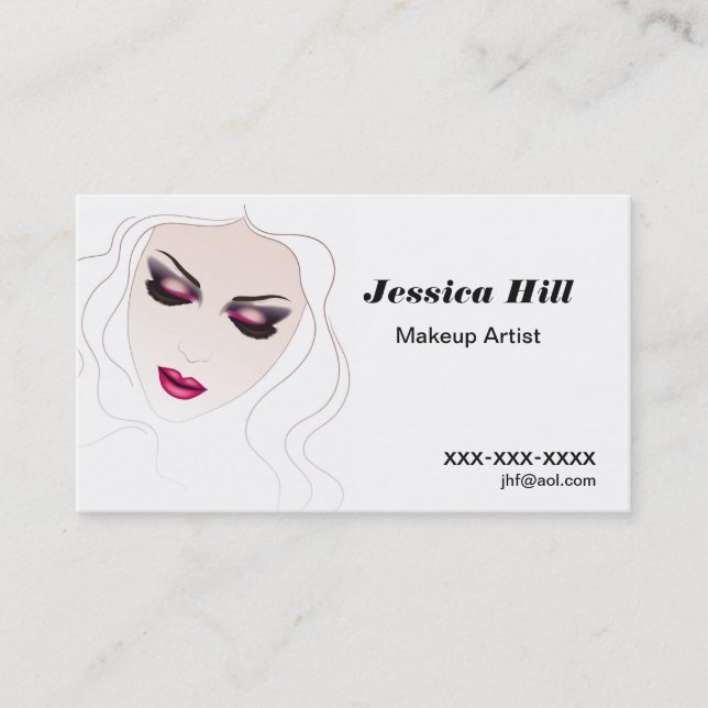 Custom Business Card-Beauty Business Card (Front)
