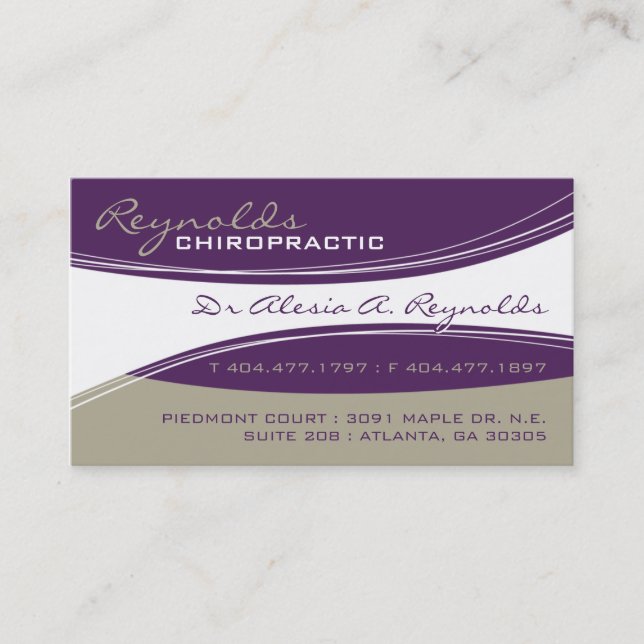 CUSTOM BUSINESS CARD :: contempo - Alesia V2 (Front)